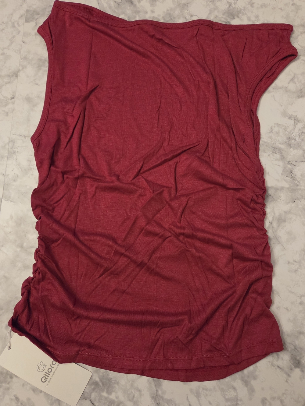 Women's Off The Shoulder Tank Top Going Out Crop Shirt, Red XL